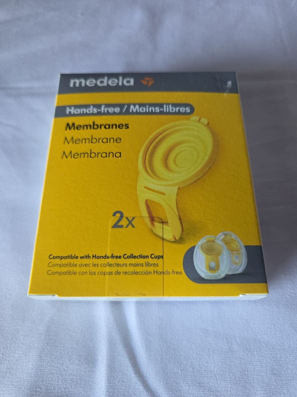 Medela Hands-Free Membranes Genuine New Replacement Parts 2 Per Box NEW B1